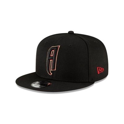 Black Arizona Diamondbacks Hat - New Era MLB Ligature 9FIFTY Snapback Caps USA2769410